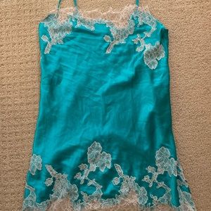 Victoria Secret Turquoise Slip XS